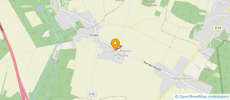 localisation de l'entreprise MONSIEUR GUILLAUME RENAULT  SAINT-MARTIN-EN-BIERE