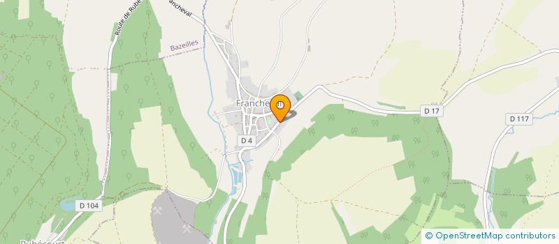 localisation de l'entreprise MONSIEUR GUILLAUME RENE PAUL SUPPIN  FRANCHEVAL