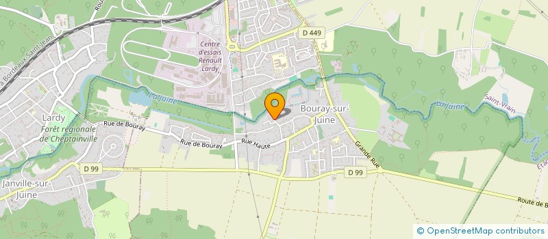 localisation de l'entreprise MONSIEUR GUILLAUME RENOU  BOURAY-SUR-JUINE