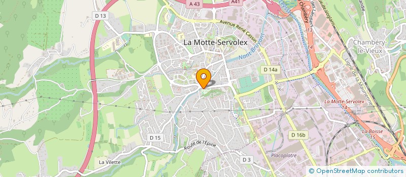 localisation de l'entreprise MONSIEUR GUILLAUME RESBEUT à LA MOTTE-SERVOLEX