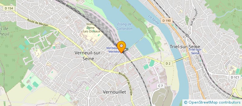 localisation de l'entreprise MONSIEUR GUILLAUME RETTMAN  VERNEUIL-SUR-SEINE