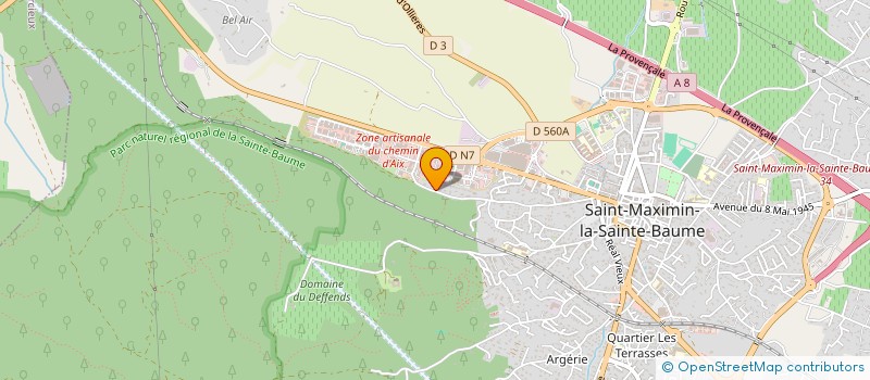 localisation de l'entreprise MONSIEUR GUILLAUME REVEL  SAINT-MAXIMIN-LA-SAINTE-BAUME