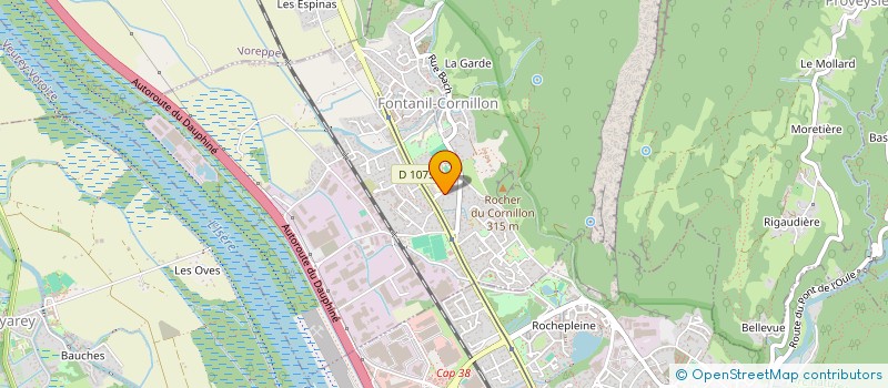 localisation de l'entreprise MONSIEUR GUILLAUME REYNAUD  FONTANIL-CORNILLON