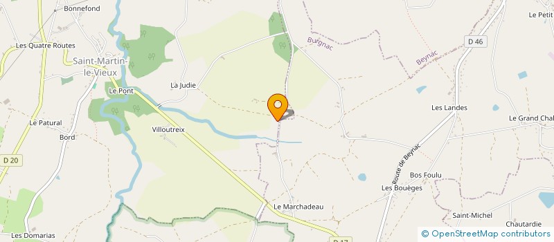 localisation de l'entreprise MONSIEUR GUILLAUME REYNAUD  AIXE-SUR-VIENNE