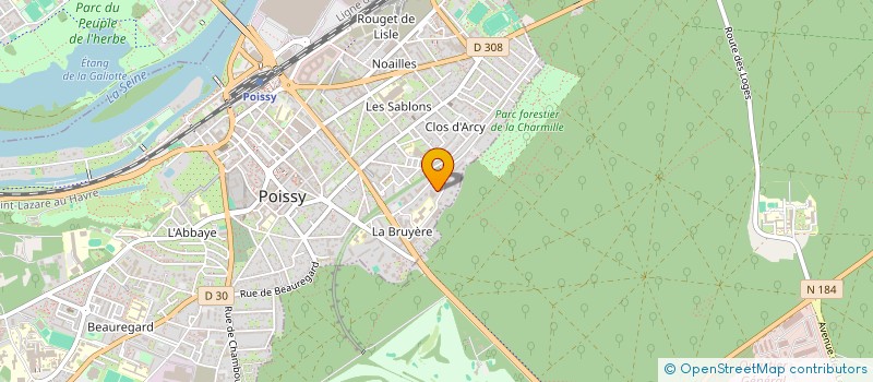 localisation de l'entreprise MONSIEUR GUILLAUME REYNIER  POISSY