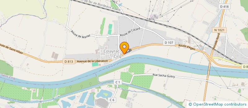 localisation de l'entreprise MONSIEUR GUILLAUME RHEIN  COLAYRAC-SAINT-CIRQ