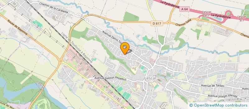 localisation de l'entreprise MONSIEUR GUILLAUME RIBAULT  LESCAR