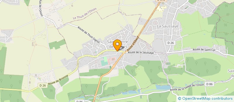 localisation de l'entreprise MONSIEUR GUILLAUME RIBEYRE-ELIND  SAINT-PIERRE-DES-FLEURS