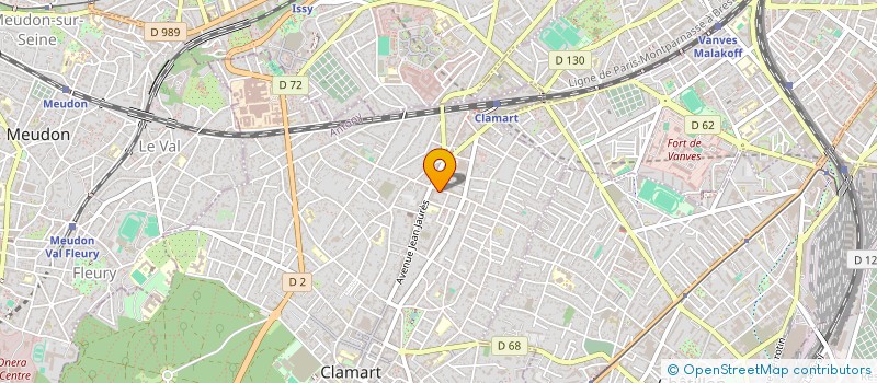 localisation de l'entreprise MONSIEUR GUILLAUME RIBIERE à CLAMART