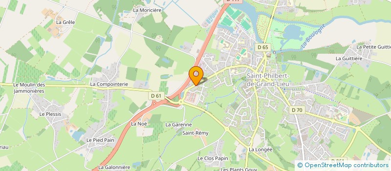 localisation de l'entreprise MONSIEUR GUILLAUME RICHARD à SAINT-PHILBERT-DE-GRAND-LIEU