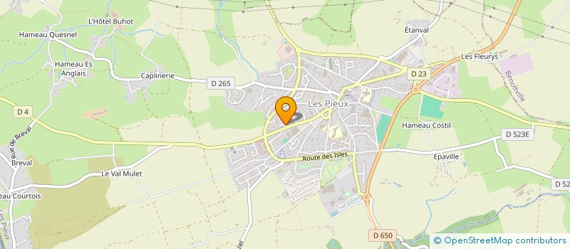 localisation de l'entreprise MONSIEUR GUILLAUME RICHEBON  LES PIEUX