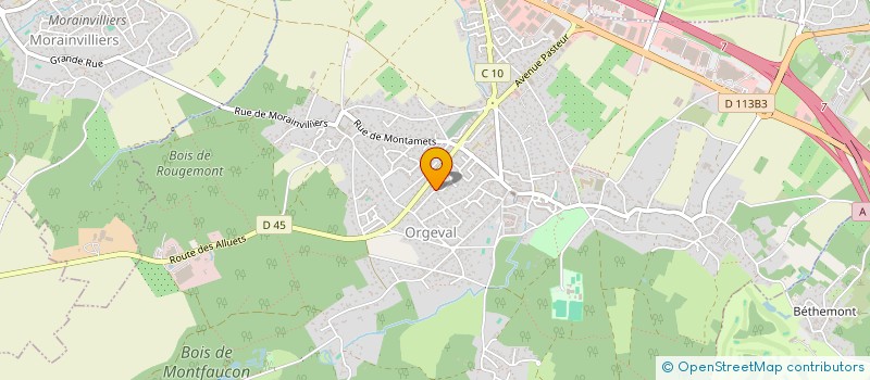 localisation de l'entreprise MONSIEUR GUILLAUME RIHOUEY  ORGEVAL