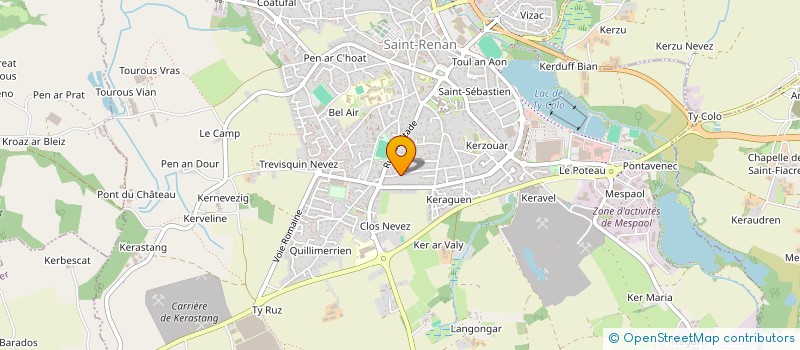 localisation de l'entreprise MONSIEUR GUILLAUME RIOUALEN  SAINT-RENAN