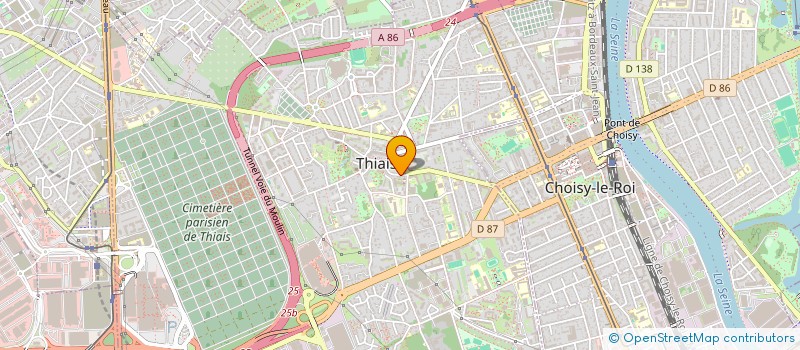 localisation de l'entreprise MONSIEUR GUILLAUME RIPAUX  THIAIS