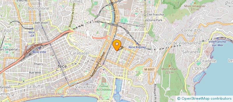 localisation de l'entreprise MONSIEUR GUILLAUME RIQUE  NICE