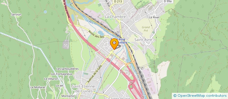 localisation de l'entreprise MONSIEUR GUILLAUME RITTER  SAINT-ETIENNE-DE-CUINES