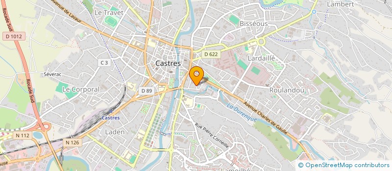 localisation de l'entreprise MONSIEUR GUILLAUME RIVALS à CASTRES