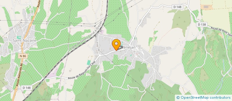 localisation de l'entreprise MONSIEUR GUILLAUME RIVIER  VENEJAN