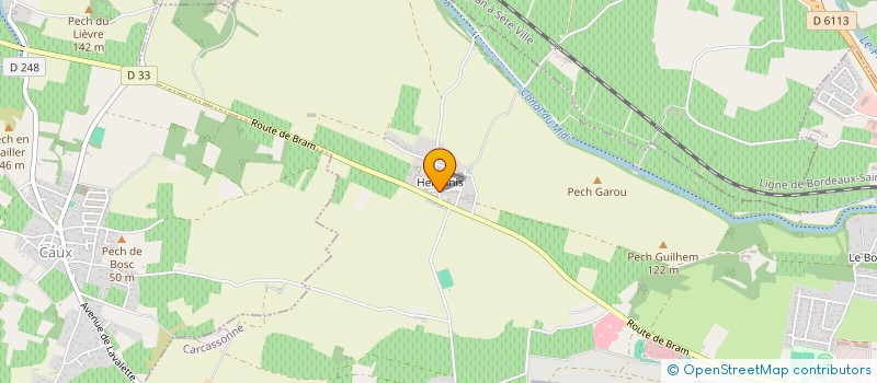 localisation de l'entreprise MONSIEUR GUILLAUME RIVIERE  CARCASSONNE