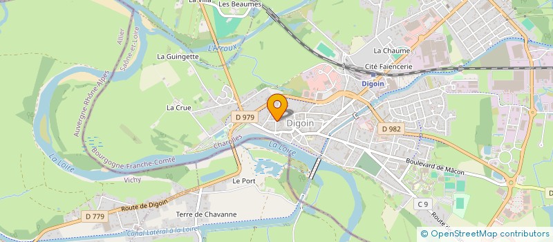 localisation de l'entreprise MONSIEUR GUILLAUME RIZET à DIGOIN