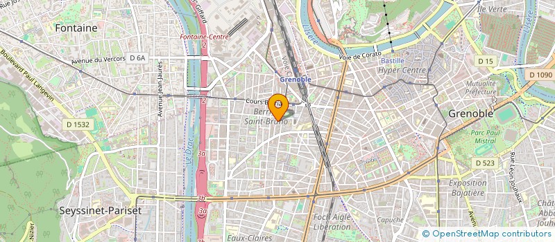 localisation de l'entreprise MONSIEUR GUILLAUME ROBAK à GRENOBLE