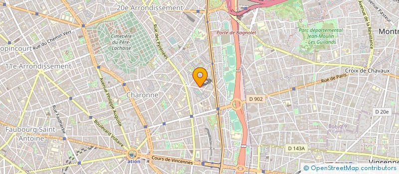 localisation de l'entreprise MONSIEUR GUILLAUME ROBERT  PARIS