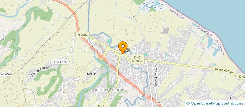 localisation de l'entreprise MONSIEUR GUILLAUME ROBERT  BRAS-PANON