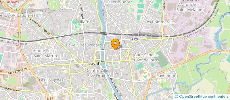 localisation de l'entreprise MONSIEUR GUILLAUME ROBIL à LAVAL