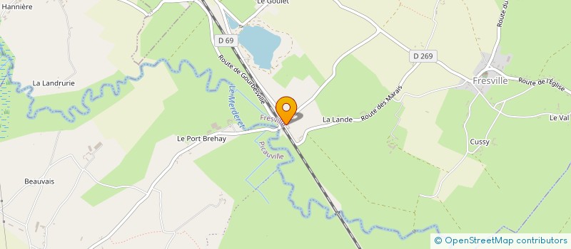 localisation de l'entreprise MONSIEUR GUILLAUME ROBIOLLE  FRESVILLE