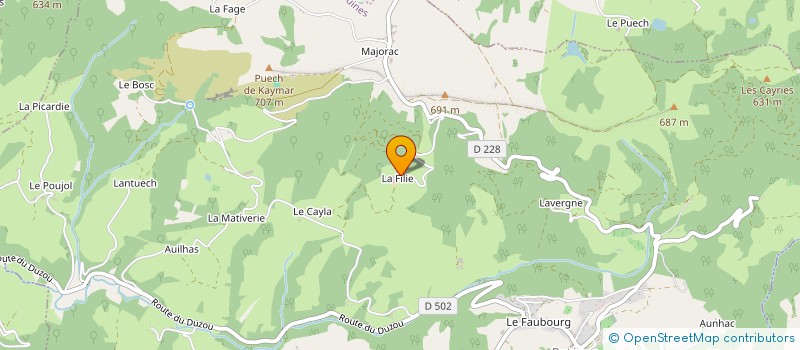 localisation de l'entreprise MONSIEUR GUILLAUME ROCAGEL  PRUINES