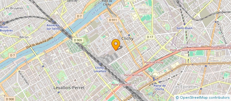 localisation de l'entreprise MONSIEUR GUILLAUME RODESCH à CLICHY