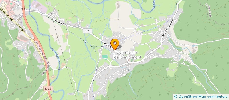 localisation de l'entreprise MONSIEUR GUILLAUME RODIERE  DOMMARTIN-LES-REMIREMONT