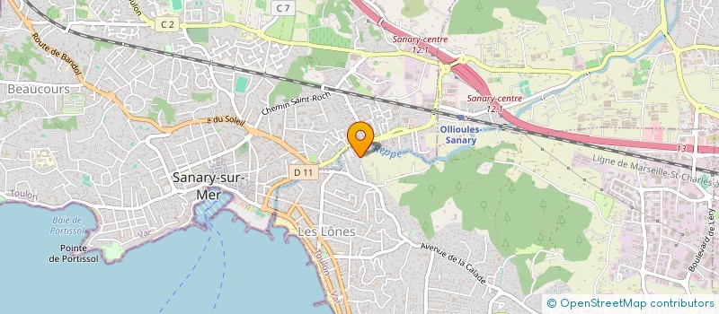 localisation de l'entreprise MONSIEUR GUILLAUME RODINGER à SIX-FOURS-LES-PLAGES