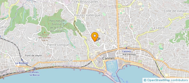 localisation de l'entreprise MONSIEUR GUILLAUME RODOLFO  CANNES