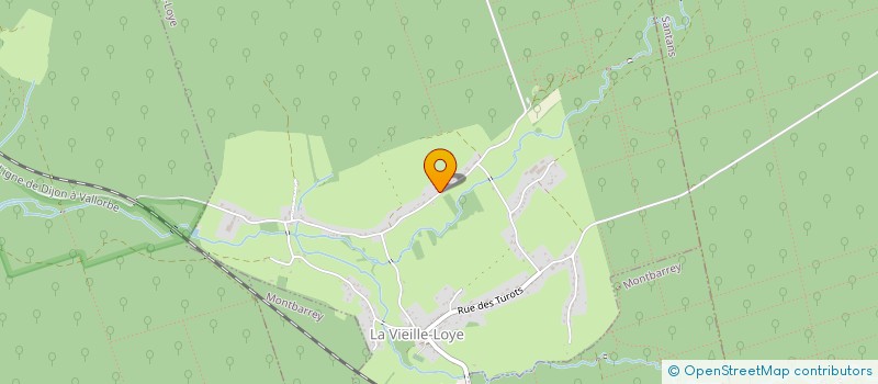 localisation de l'entreprise MONSIEUR GUILLAUME RODRIGUES  LA VIEILLE-LOYE