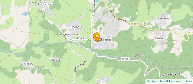 localisation de l'entreprise MONSIEUR GUILLAUME RODRIGUEZ DA SILVA  LOUBEYRAT