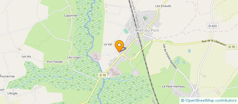 localisation de l'entreprise MONSIEUR GUILLAUME ROELANDT  CARENTAN-LES-MARAIS