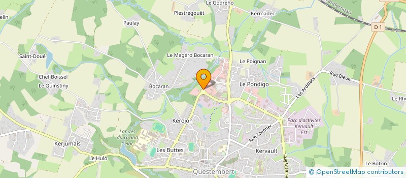 localisation de l'entreprise MONSIEUR GUILLAUME ROGARD  QUESTEMBERT