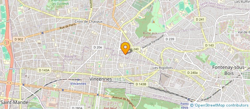localisation de l'entreprise MONSIEUR GUILLAUME ROGER à MONTREUIL