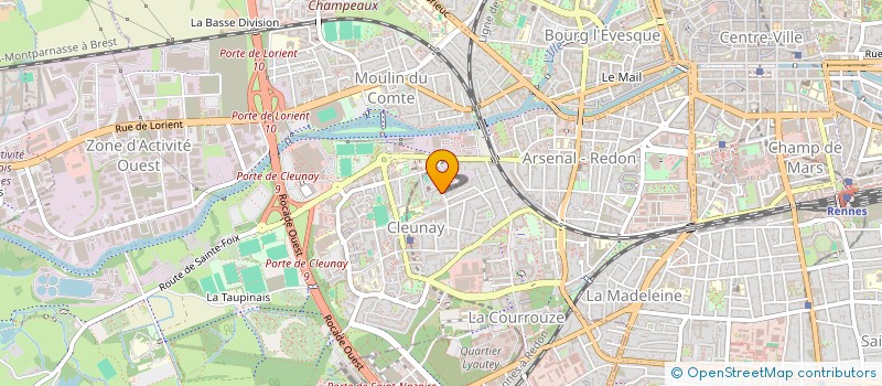 localisation de l'entreprise MONSIEUR GUILLAUME ROLLAND  RENNES