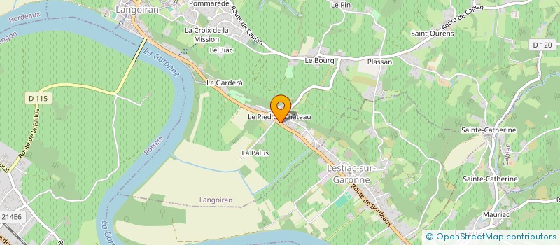 localisation de l'entreprise MONSIEUR GUILLAUME ROLLERI  LANGOIRAN