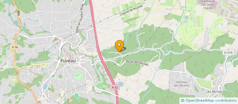 localisation de l'entreprise MONSIEUR GUILLAUME ROLLET  FUVEAU