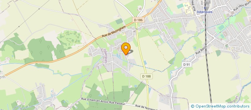 localisation de l'entreprise MONSIEUR GUILLAUME ROLLIN à ISBERGUES