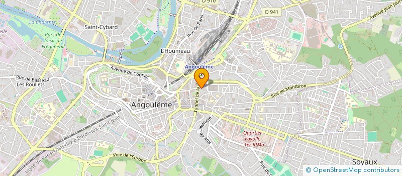 localisation de l'entreprise MONSIEUR GUILLAUME ROMAIN à ANGOULEME