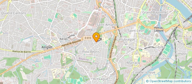 localisation de l'entreprise MONSIEUR GUILLAUME ROMAIN CARLOTTI  BAYONNE