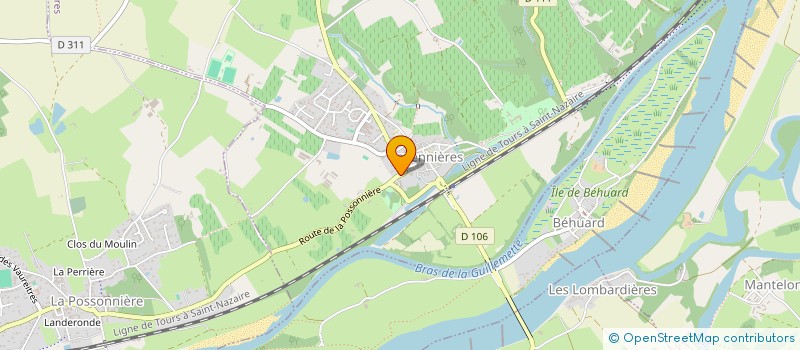 localisation de l'entreprise MONSIEUR GUILLAUME ROMEDENNE  SAVENNIERES