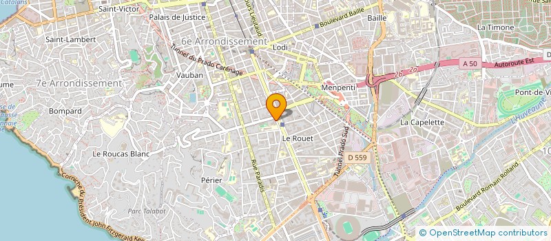 localisation de l'entreprise MONSIEUR GUILLAUME ROMERO à MARSEILLE