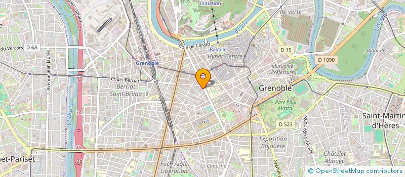 localisation de l'entreprise MONSIEUR GUILLAUME RONDA  GRENOBLE