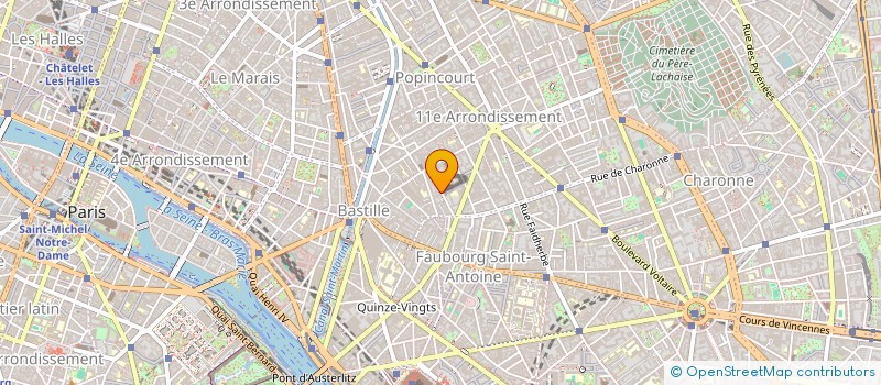 localisation de l'entreprise MONSIEUR GUILLAUME RONDET  PARIS