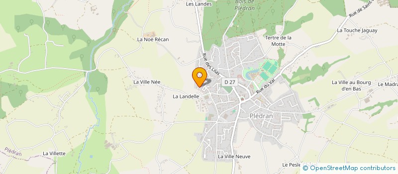 localisation de l'entreprise MONSIEUR GUILLAUME ROPARS à PLEDRAN